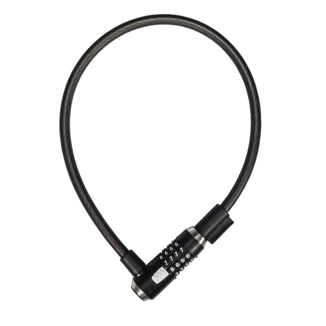 Kryptonite KryptoFlex 1265 Combination Cable Bike Lock - 65cm Long, 12mm Diameter Cable for Bicycles; E-Bikes; Scooters (005230)