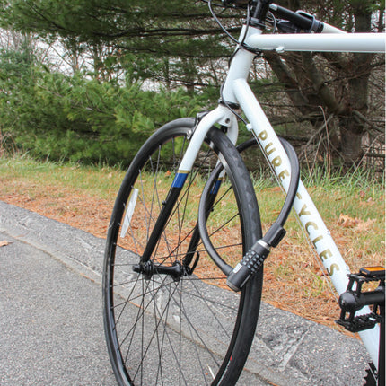 Kryptonite KryptoFlex 1265 Combination Cable Bike Lock - 65cm Long, 12mm Diameter Cable for Bicycles; E-Bikes; Scooters (005230)