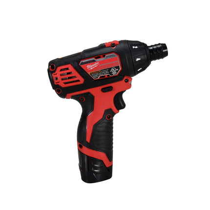 Milwaukee 2490-22 M12 12V Lithium-Ion Cordless Screwdriver/HACKZALL Combo Kit (2-Tool) with Two 1.5 Ah Batteries, Charger and Tool Bag