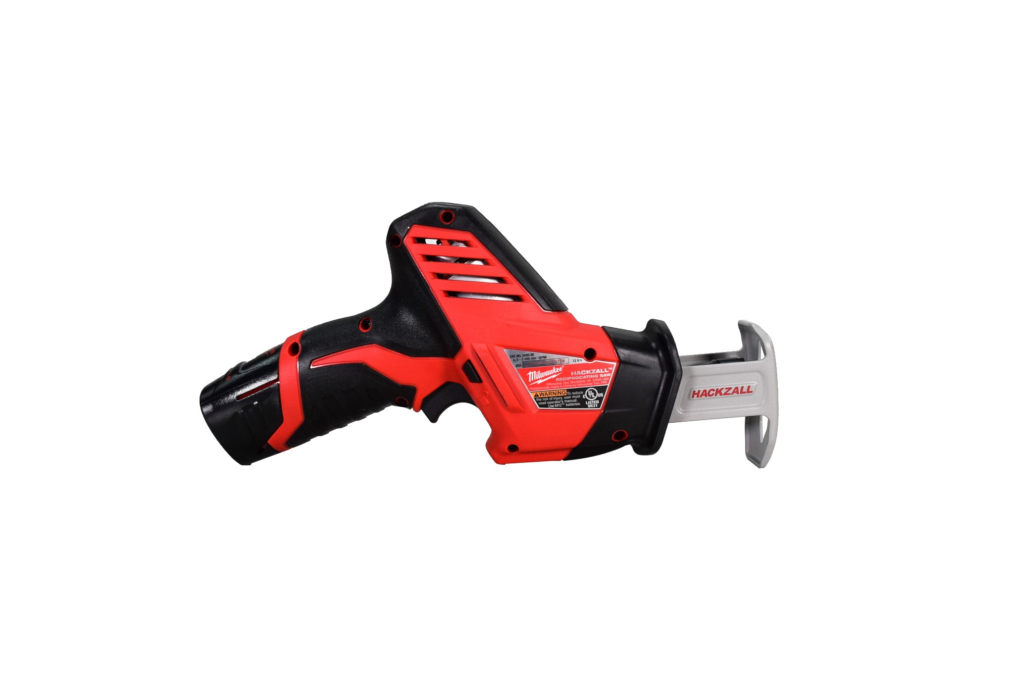 Milwaukee 2490-22 M12 12V Lithium-Ion Cordless Screwdriver/HACKZALL Combo Kit (2-Tool) with Two 1.5 Ah Batteries, Charger and Tool Bag