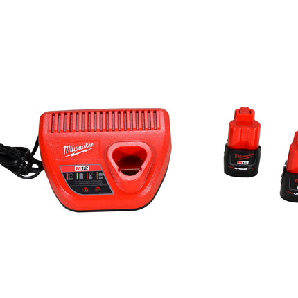 Milwaukee 2490-22 M12 12V Lithium-Ion Cordless Screwdriver/HACKZALL Combo Kit (2-Tool) with Two 1.5 Ah Batteries, Charger and Tool Bag