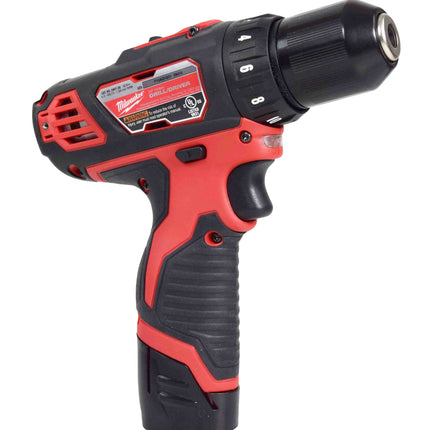 Milwaukee 2494-22 M12 Cordless Combination 3/8" Drill / Driver and 1/4" Hex Impact Driver Dual Power Tool Kit (2 Lithium Ion Batteries, Charger, and Bag Included)