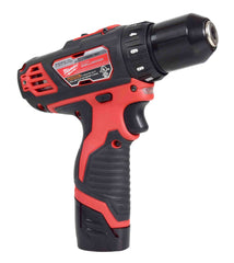 Milwaukee 2494-22 M12 Cordless Combination 3/8" Drill / Driver and 1/4" Hex Impact Driver Dual Power Tool Kit (2 Lithium Ion Batteries, Charger, and Bag Included)