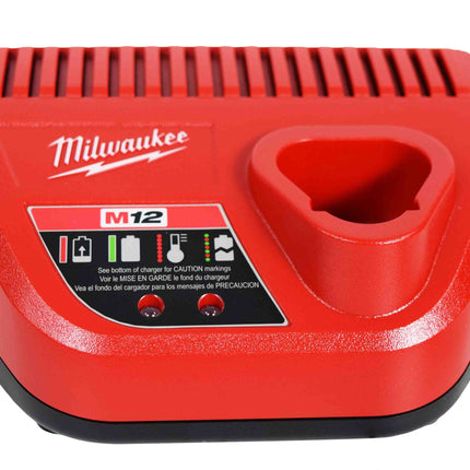 Milwaukee 2494-22 M12 Cordless Combination 3/8" Drill / Driver and 1/4" Hex Impact Driver Dual Power Tool Kit (2 Lithium Ion Batteries, Charger, and Bag Included)