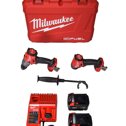 Milwaukee 3697-22 18V Cordless Hammer Drill and Impact Driver 2-Tool Combo Kit