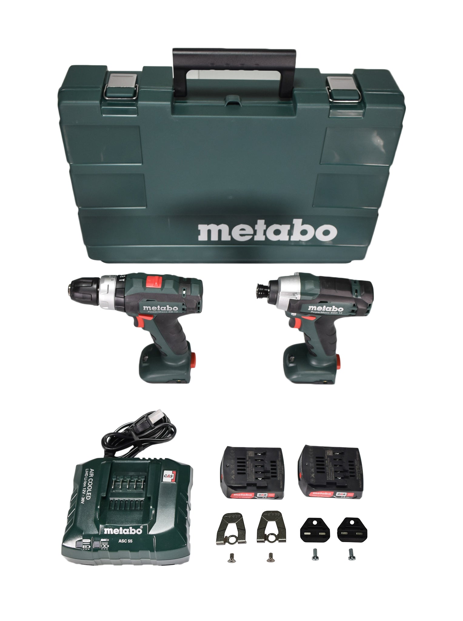 Metabo 685167520 Powermaxx 2.7.2 12 V Cordless Machines Combo Set