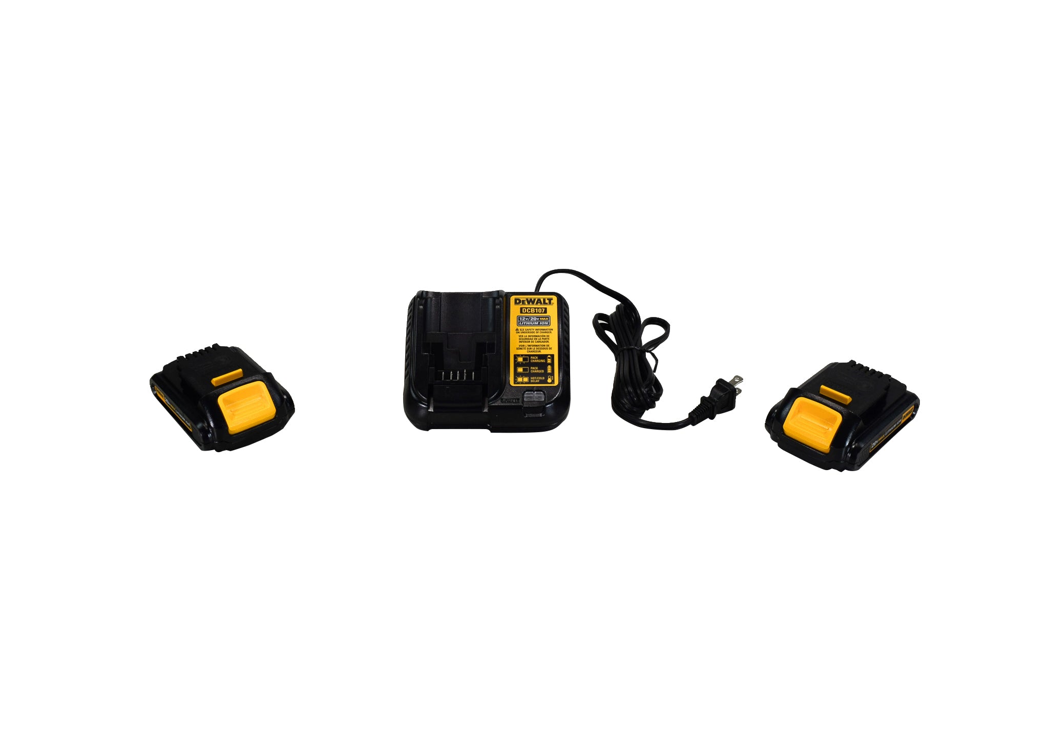 Dewalt DCK340C2 20V Max 3-Tool Drill Impact Light Combo Kit