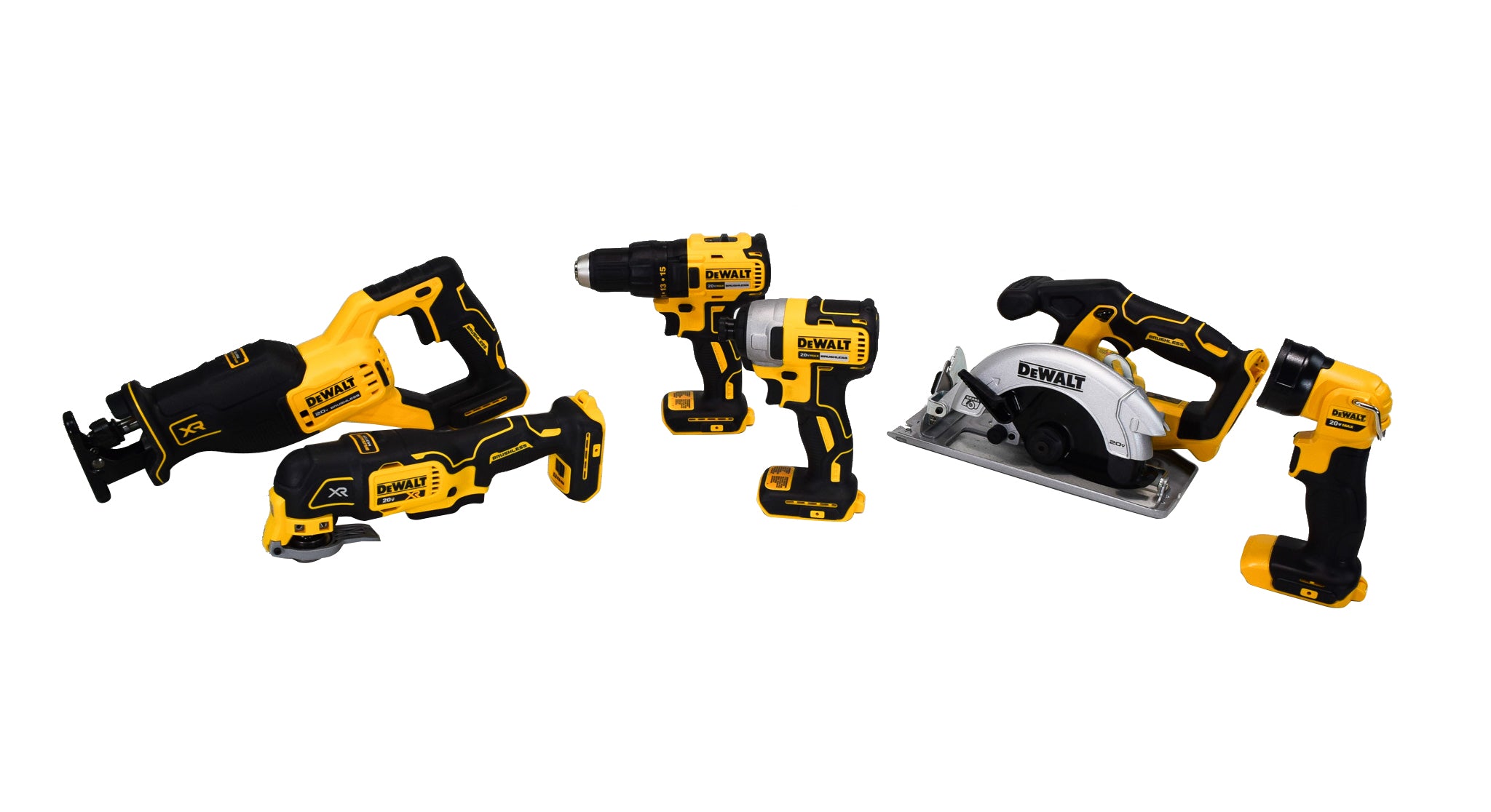 DeWalt DCK675D2 20V MAX* Brushless Cordless 6-Tool Combo Kit