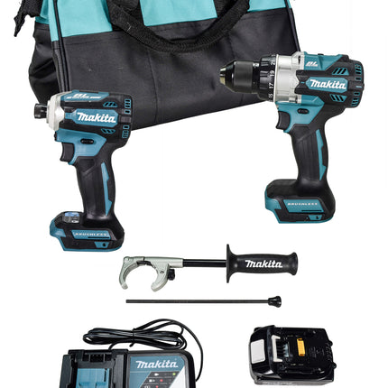 Makita XT288T 18V LXT Lithium-Ion Brushless Cordless 2-Pc. Combo Kit (5.0Ah)
