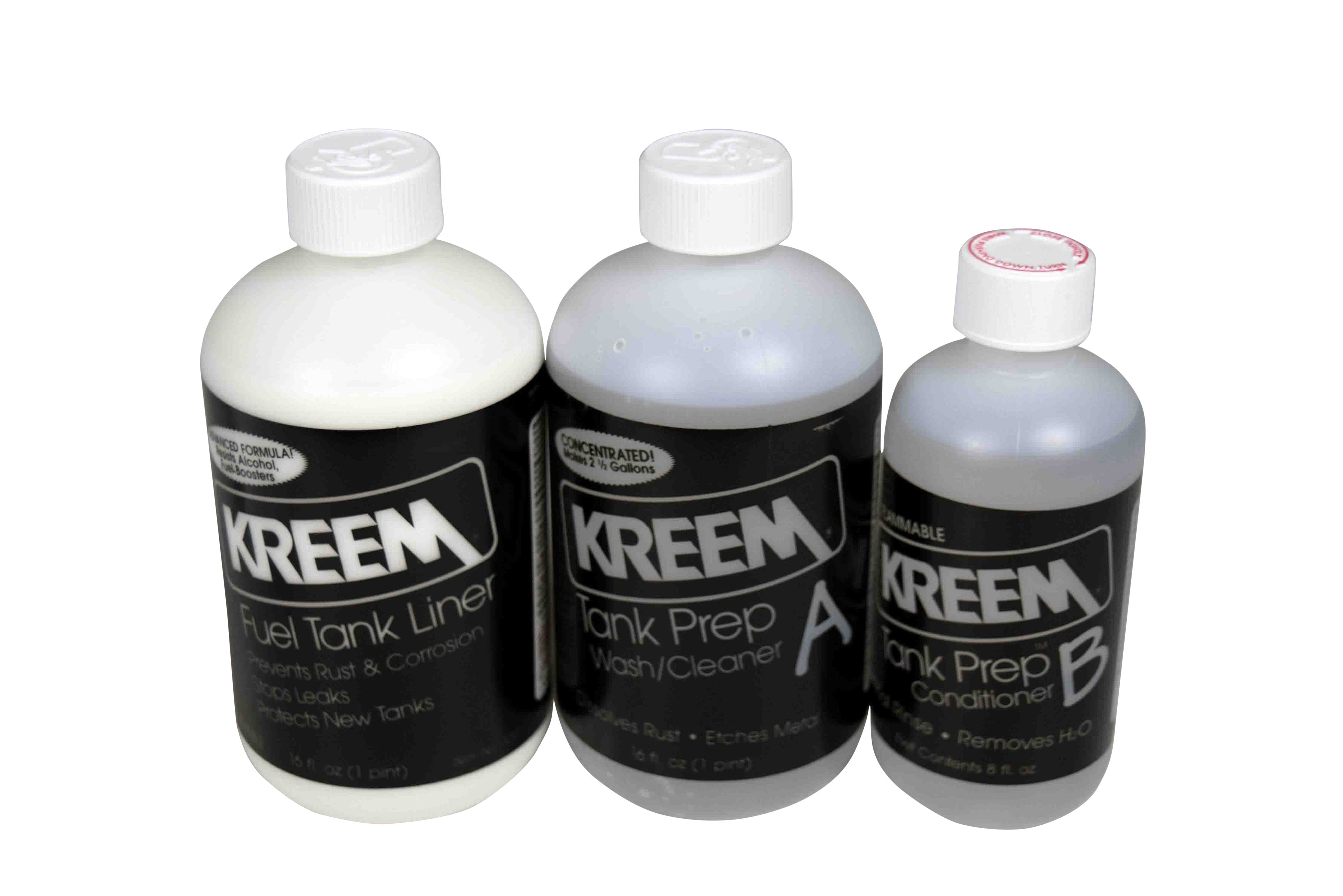 KREEM 1210 2 1/2 Gallon Fuel Tank Liner & Tank Prep Combo Pack