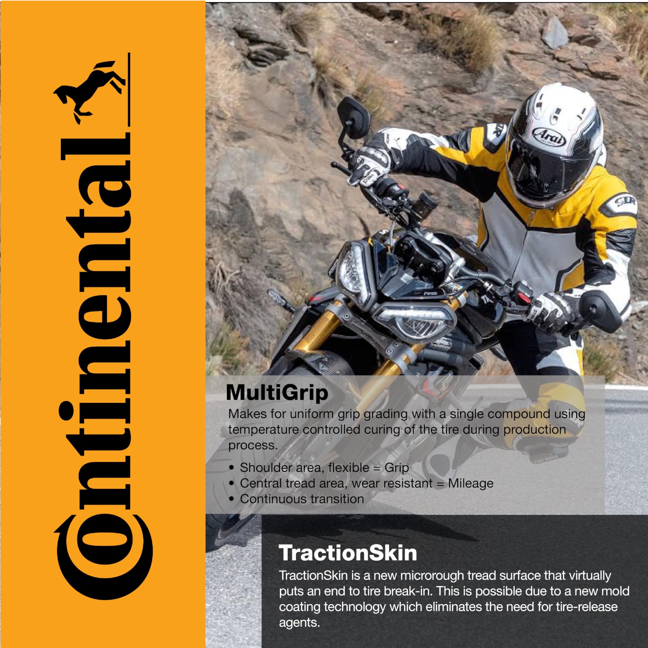 CONTINENTAL CTA 3 170/60R17 M/C 72V TL