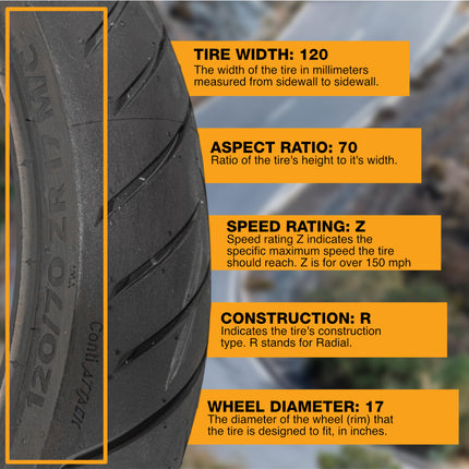 CONTI ROAD ATTACK 4 120/70ZR17 M/M/C (58W) TL FRONT TIRE