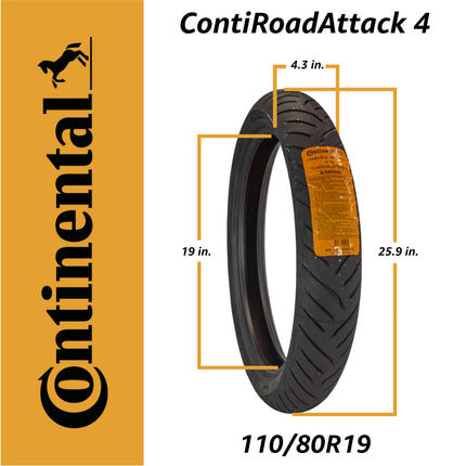 CONTI ROAD ATTACK 4 110/80R19 M/C 59V TL CRA4
