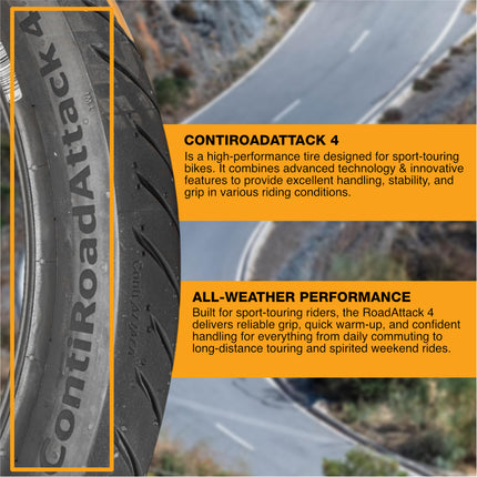 CONTI ROAD ATTACK 4 110/80R19 M/C 59V TL CRA4