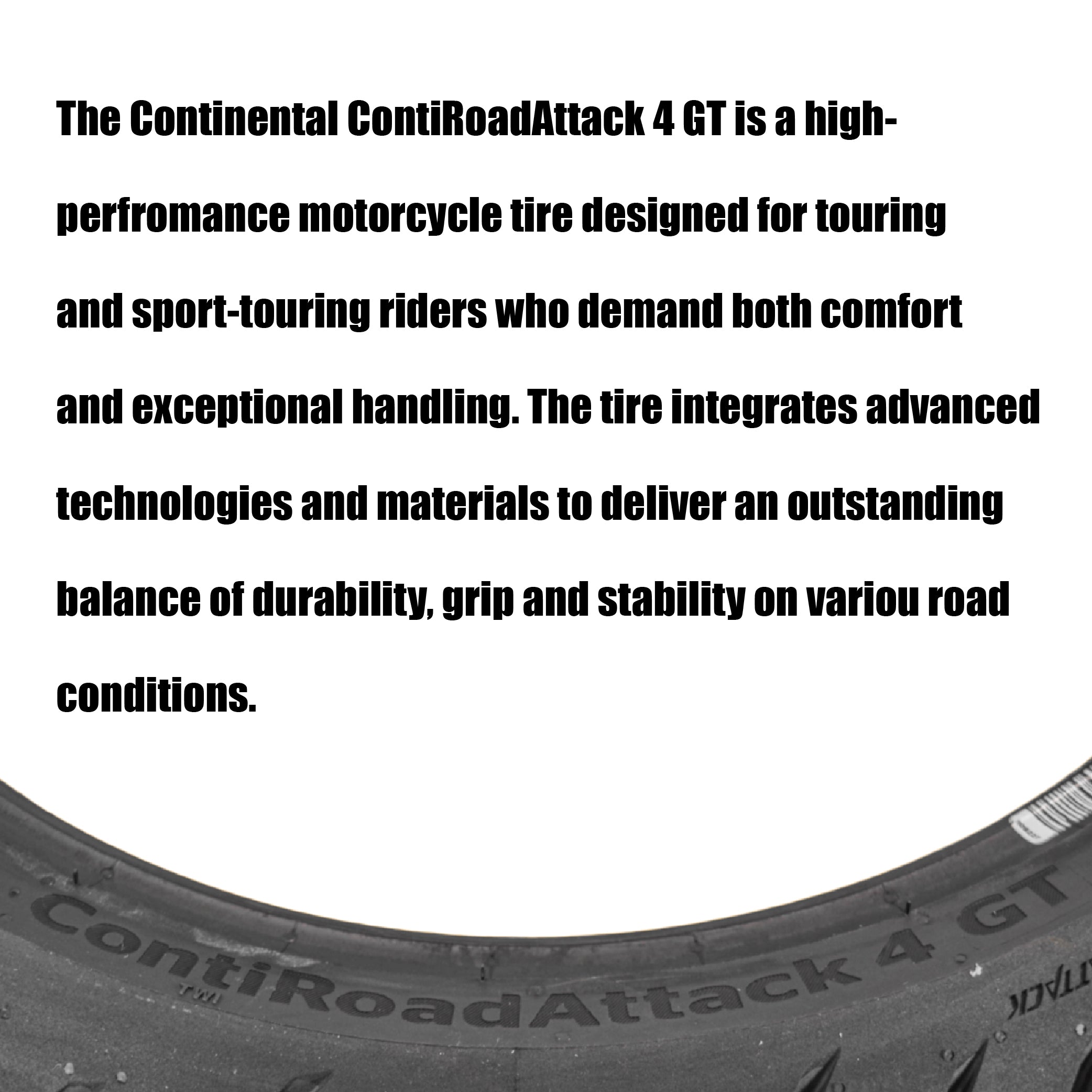 CONTI ROAD ATTACK 4 120/70ZR17 M/C (58W) TL CRA4 GT