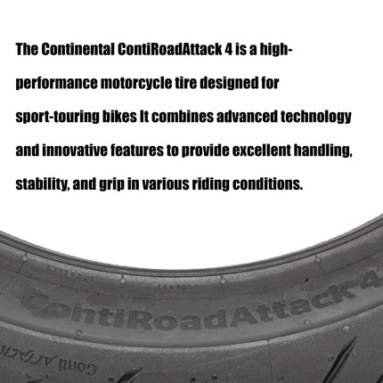 CONTI ROAD ATTACK 4 160/60ZR17 M/M/C (69W)TL CRA4 REAR TIRE