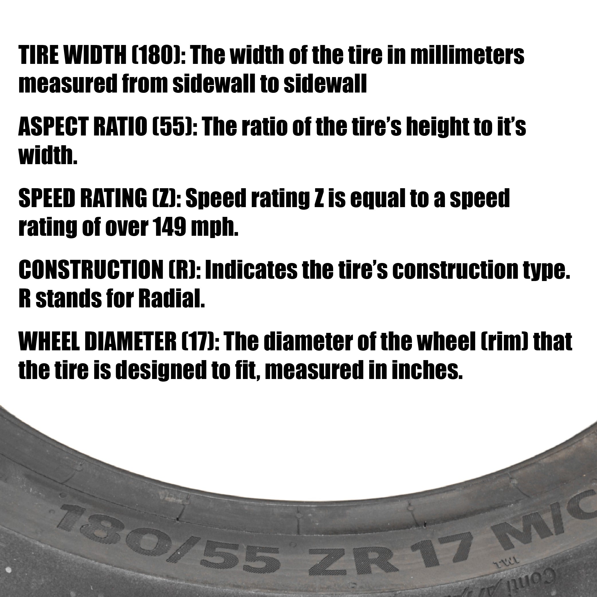 CONTI ROAD ATTACK 4 180/55ZR17 M/M/C (73W) TL CRA4 REAR TIRE