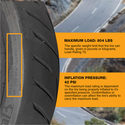 CONTI ROAD ATTACK 4 180/55ZR17 M/M/C (73W) TL CRA4 REAR TIRE