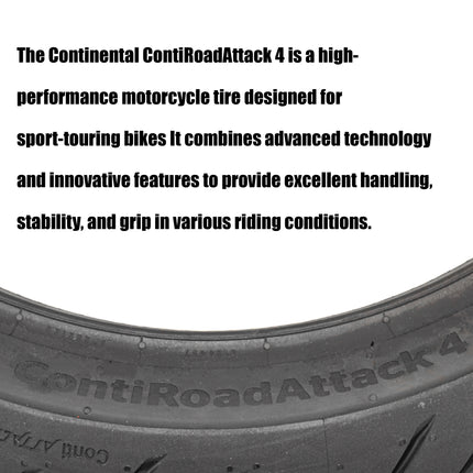 CONTI ROAD ATTACK 4 190/50ZR17 M/M/C (73W) TL CRA4 REAR TIRE