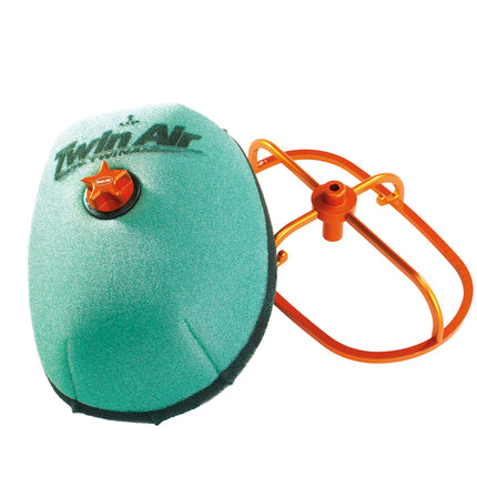 Twin Air PowerFlow Kit for Honda CRF450R CRF450RX 2017–2020 CRF250R CRF250RX 2018–2021 – Includes Pre-Oiled Filter & Cage – OEM Replacement 17213-MKE-A00 – Off-Road Use – Part# 150225C