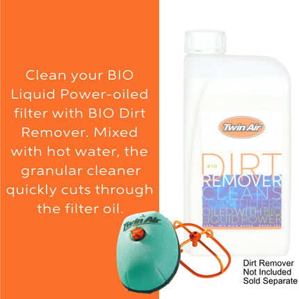 Twin Air PowerFlow Kit for Honda CRF450R CRF450RX 2017–2020 CRF250R CRF250RX 2018–2021 – Includes Pre-Oiled Filter & Cage – OEM Replacement 17213-MKE-A00 – Off-Road Use – Part# 150225C