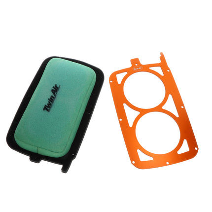 Twin Air Pre-Oiled Foam Air Filter for Honda - Fits Talon 1000X/R (19-25) Complete Kit ( Air Filter (BR), Wire Cage, Aluminum Flange, Mounting Hardware) – UTV Filter(OEM Part # 17215-HL6-A00)