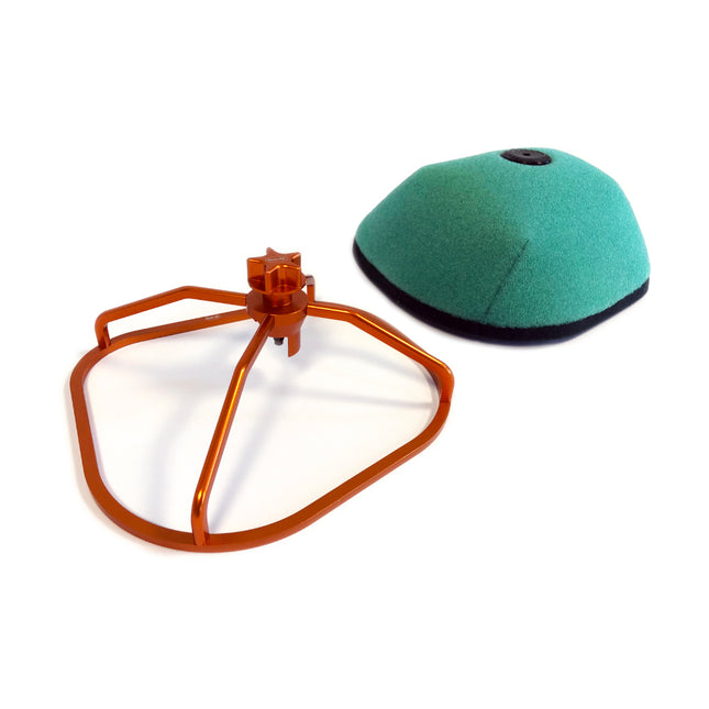Twin Air PowerFlow Air Filter Kit for Kawasaki Dirt Bikes - Fits KX450/KX450F 2019-2023, KX450XC 2021-2023 - Includes Dual Stage Foam Filter and Cage for Off-Road Motocross(OEM Part # 11013-0808)