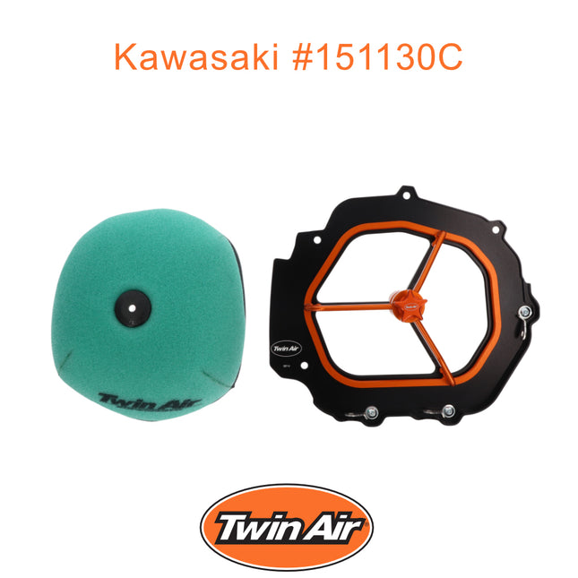 Twin Air PowerFlow Air Filter Kit fits 2025 Kawasaki KX250F– High-Performance Dual Stage Foam Filter & Cage for Off-Road Motocross (OEM Part # 11013-0833)
