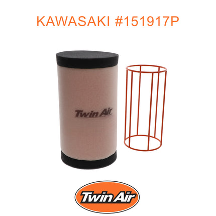 Twin Air PowerFlow Kit for Yamaha YZ450F 2014–2017 – Includes Pre-Oiled Filter & Cage – OEM Replacement 33D-14400-00 – Off-Road Use – Part# 151917P