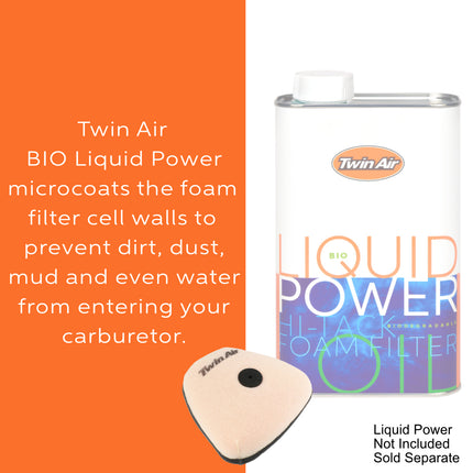 Twin Air Air Filter (FR) PowerFlow Kit  for Yamaha - Fits YZ250FX (15-19), YZ250F (14-18), YZ450FX (17-18), YZ450F (14-17), WR250F (15-18) WR 450F (16-18) – Motocross (MX) (OEM Part # 1SL-14451-00-00)