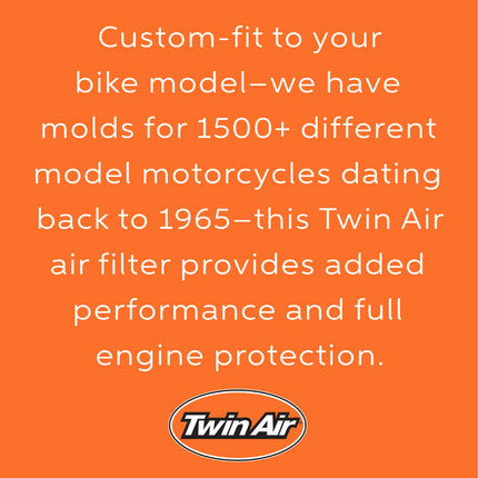 Twin Air PowerFlow Kit for Yamaha YZ250F YZ250FX WR250F 2019–2023 – Includes Pre-Oiled Filter & Cage – OEM Replacement 17190-K95-A21 – Off-Road Use – Part# 152222C