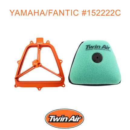 Twin Air PowerFlow Kit for Yamaha YZ250F YZ250FX WR250F 2019–2023 – Includes Pre-Oiled Filter & Cage – OEM Replacement 17190-K95-A21 – Off-Road Use – Part# 152222C