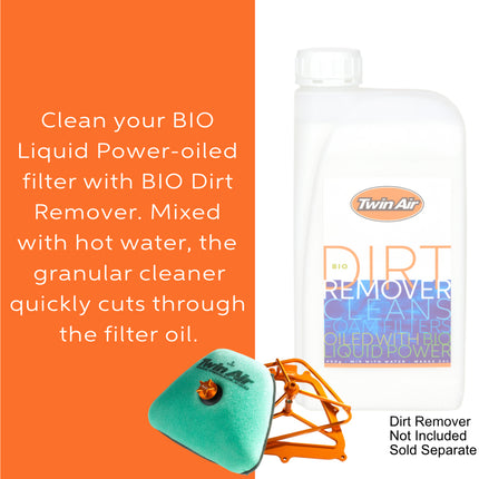 Twin Air PowerFlow Kit for Yamaha YZ250F YZ250FX WR250F 2019–2023 – Includes Pre-Oiled Filter & Cage – OEM Replacement 17190-K95-A21 – Off-Road Use – Part# 152222C