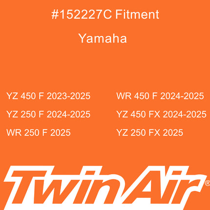 Twin Air Powerflow kit for Yamaha/Fantic - Fits WR 250F/YZ250F (25), YZ450F (23-25), XXF450/WR450F/YZ450FX/YZ250F (24-25) – High Performance Motocross (MX) Foam Filter (OEM Part # BHR-14451-00-00)