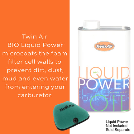 Twin Air Powerflow kit for Yamaha/Fantic - Fits WR 250F/YZ250F (25), YZ450F (23-25), XXF450/WR450F/YZ450FX/YZ250F (24-25) – High Performance Motocross (MX) Foam Filter (OEM Part # BHR-14451-00-00)