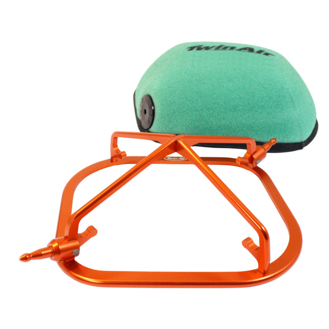 Twin Air PowerFlow Kit KTM / Husqvarna 4-Stroke (incl. Air Filter (FR), Aluminum Cage) - fits (Various Models) - Engine Protection for Off-Road Motorcycles (MX) (OEM Part # 790.06.015.000)