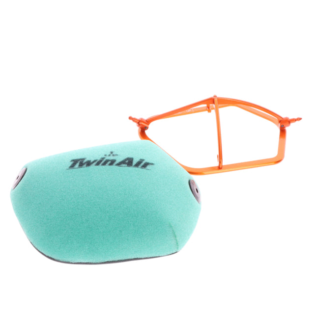 Twin Air PowerFlow Kit KTM/Husqvarna/GasGas (incl. Air Filter & Aluminum Cage) - fits (Various Models) - High-Performance Engine Protection for Off-Road Motorcycles (MX) (OEM Part # A46006015000)