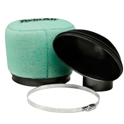 Twin Air Pre-Oiled Air Filter (FR) incl. Intake (pe/pp) for Can-Am Outlander X mr 800R (2012), Renegade 800R (2009-2011), Outlander 650 (2010-2012) - Engine Protection for ATV's (OEM Part # 420681003)