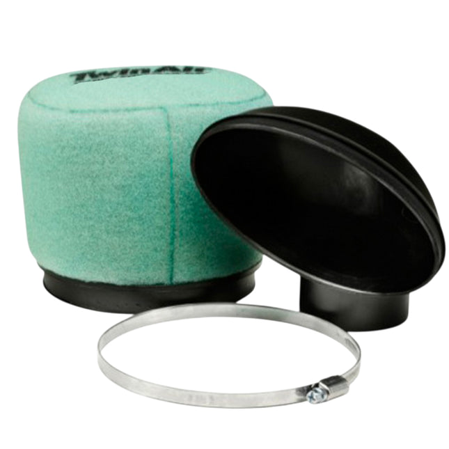 Twin Air Pre-Oiled Air Filter (FR) incl. Intake (pe/pp) for Can-Am Outlander X mr 800R (2012), Renegade 800R (2009-2011), Outlander 650 (2010-2012) - Engine Protection for ATV's (OEM Part # 420681003)