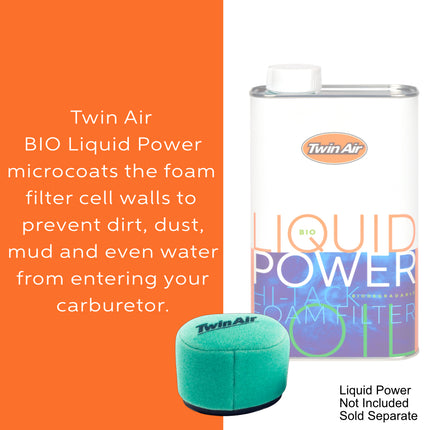 Twin Air Pre-Oiled Air Filter (FR) incl. Intake (pe/pp) for Can-Am Outlander X mr 800R (2012), Renegade 800R (2009-2011), Outlander 650 (2010-2012) - Engine Protection for ATV's (OEM Part # 420681003)