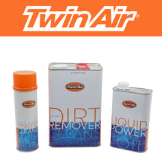 Twin Air Standard Maintenance Kit: Professional-Grade Air Filter Care Solution- Liquid Power Oil/Dirt Remover Cleaner/Cleaning & Oiling Tubs/Contact Cleaner-Essential for MX & Off-Road Performance