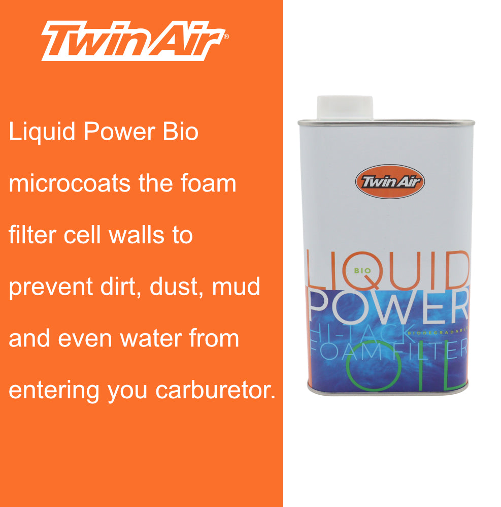 Twin Air Bio Maintenance Kit: Professional-Grade Air Filter Care Solution- Liquid Bio Power Oil/Bio Dirt Remover Cleaner/Cleaning & Oiling Tubs/Contact Cleaner-Essential for MX & Off-Road Performance