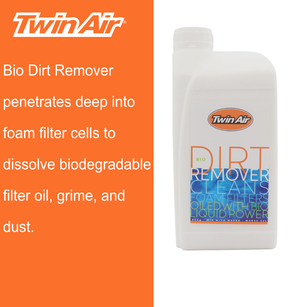 Twin Air Bio Maintenance Kit: Professional-Grade Air Filter Care Solution- Liquid Bio Power Oil/Bio Dirt Remover Cleaner/Cleaning & Oiling Tubs/Contact Cleaner-Essential for MX & Off-Road Performance
