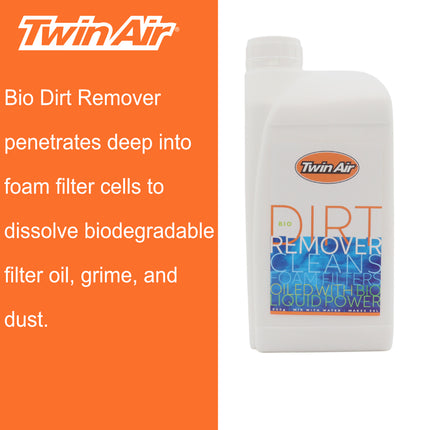 Twin Air Bio Maintenance Kit: Professional-Grade Air Filter Care Solution- Liquid Bio Power Oil/Bio Dirt Remover Cleaner/Cleaning & Oiling Tubs/Contact Cleaner-Essential for MX & Off-Road Performance