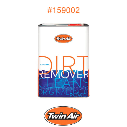 Twin Air Liquid Dirt Remover - Air Filter Cleaner for Foam Filters (4 Liter Jug) - Non-Toxic, Biodegradable Formula Removes Oil, Dirt & Grime from Motocross, ATV & Dirt Bike Filters