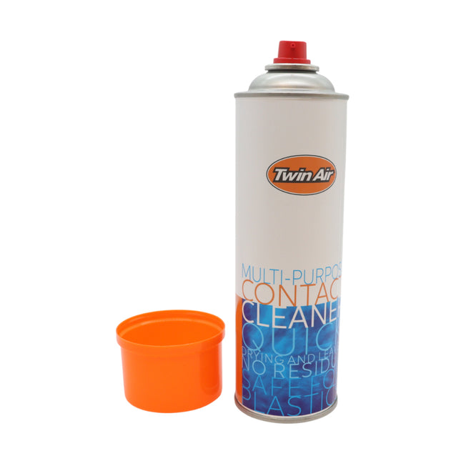 Twin Air Contact Cleaner Spray - 4 oz (500ml) Fast-Drying Non-Residue Formula for Cleaning Electrical Contacts, Switches, Terminals & Connectors on Motocross Bikes, Dirt Bikes, ATVs & UTVs