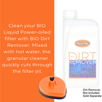 Twin Air Airbox Cover for Kawasaki 125 (90-91,94-08), 250 (90-07), 500 (90-91,94-04) - Tough ABS Plastic with Rubber Sealing Ring - Motorcycles (MX) (OEM Part # 11013-1264)