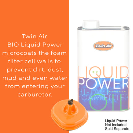 Twin Air Airbox Cover for Fantic XE125/XX125/YZ250X, Yamaha YZ125 (1989+), YZ250 (1989+), YZ400F/426F/450F, WR250F/400F/426F - Motorcycles (MX) (OEM Part # 4XM-14451-00-00)