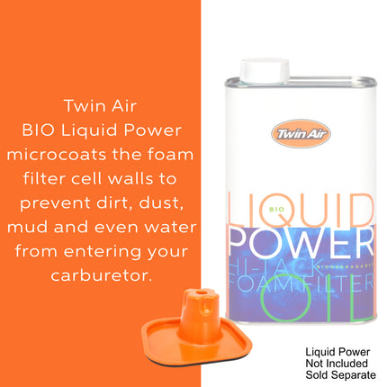 Twin Air Airbox Cover for GasGas and Rieju (Various Models) - Tough ABS Plastic with Rubber Sealing Ring - Essential Maintenance Accessory for Off-Road Motorcycles (MX) (OEM Part # 0/001.070.9100)