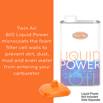 Twin Air Airbox Cover for GasGas MC 85 / KTM SX 85 / Husqvarna TC 85 (2018-2025) - Tough ABS Plastic with Rubber Sealing Ring - Off-Road Motorcycles (MX) (OEM Part # 47206015000)